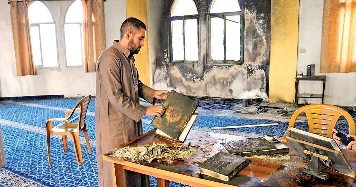 "Violencia étnica en el corazón de Jerusalén: colonos israelíes incendian lugar de culto musulmán"