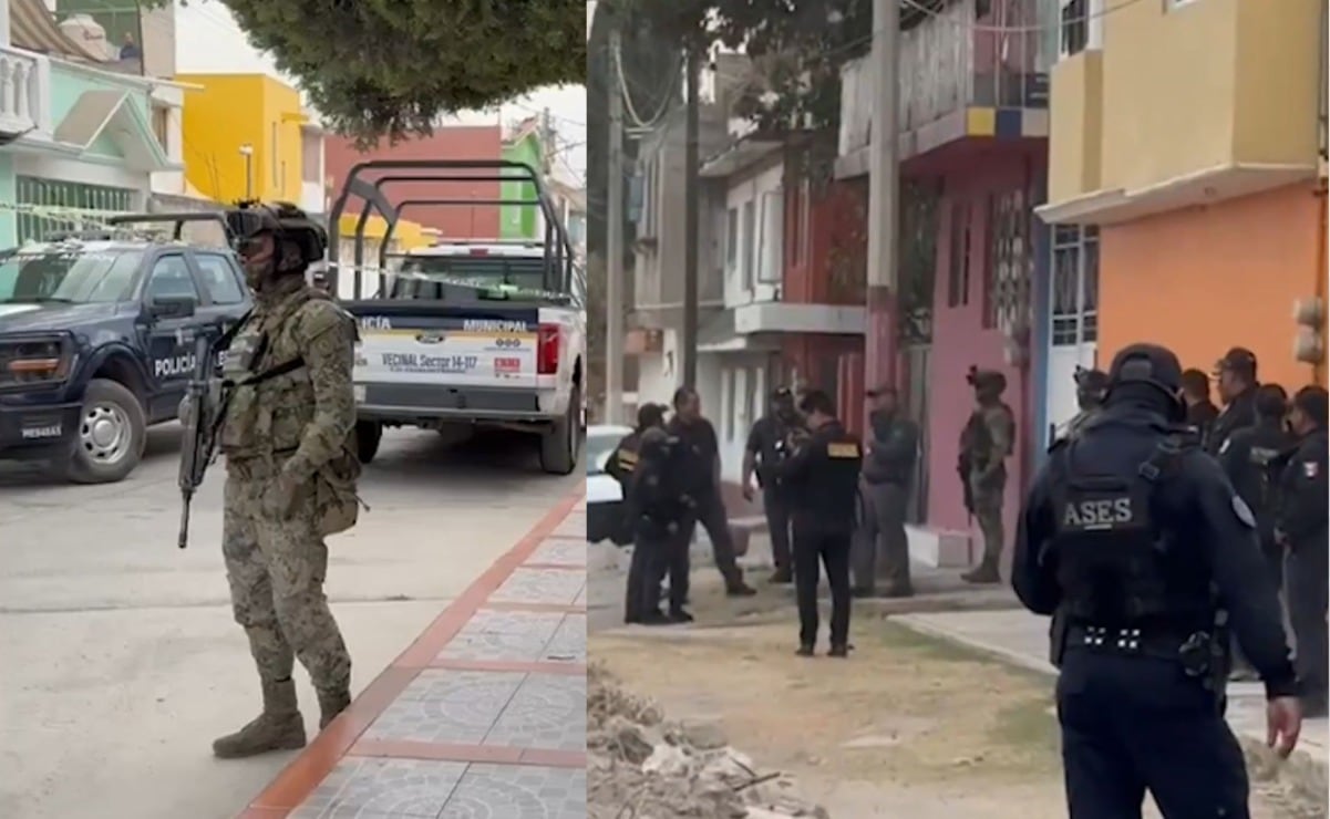Descubren arsenal y uniformes apócrifos en operativo en Ecatepec